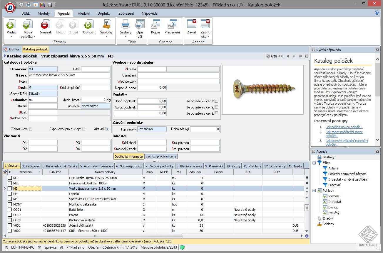 Ježek software DUEL