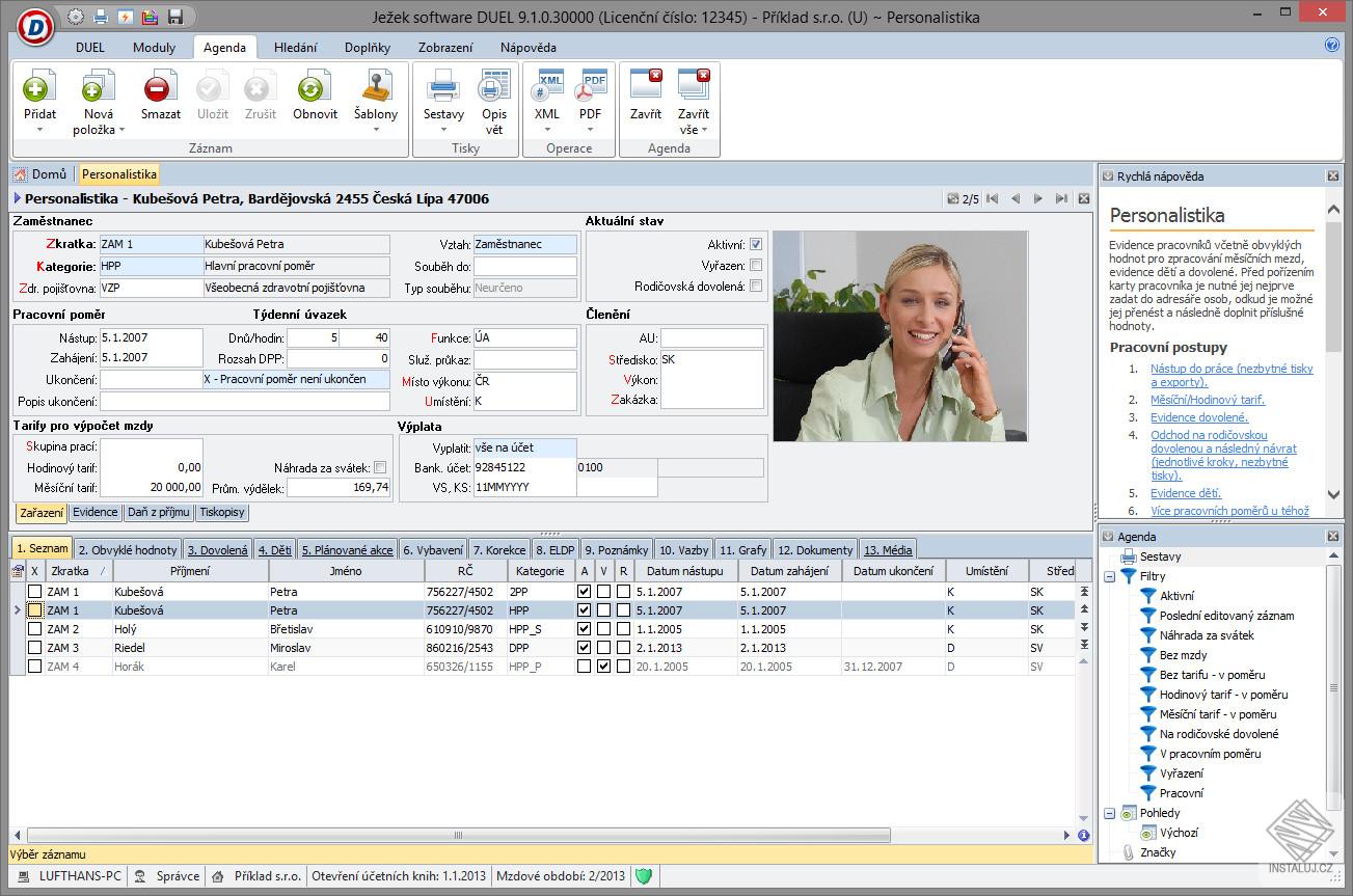 Ježek software DUEL