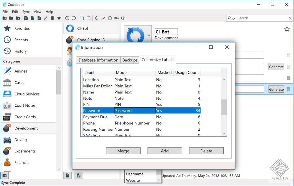 Codebook