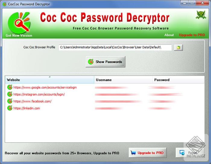 Coc Coc Password Decryptor