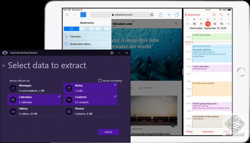 CopyTrans Backup Extractor