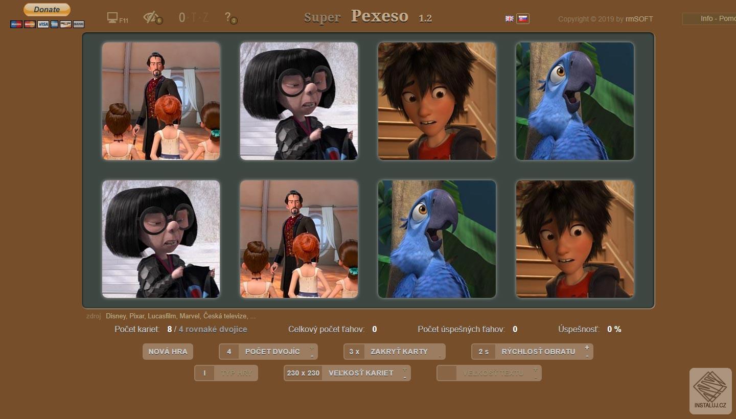Pexeso - G - Hendikepovaní - nevidomí