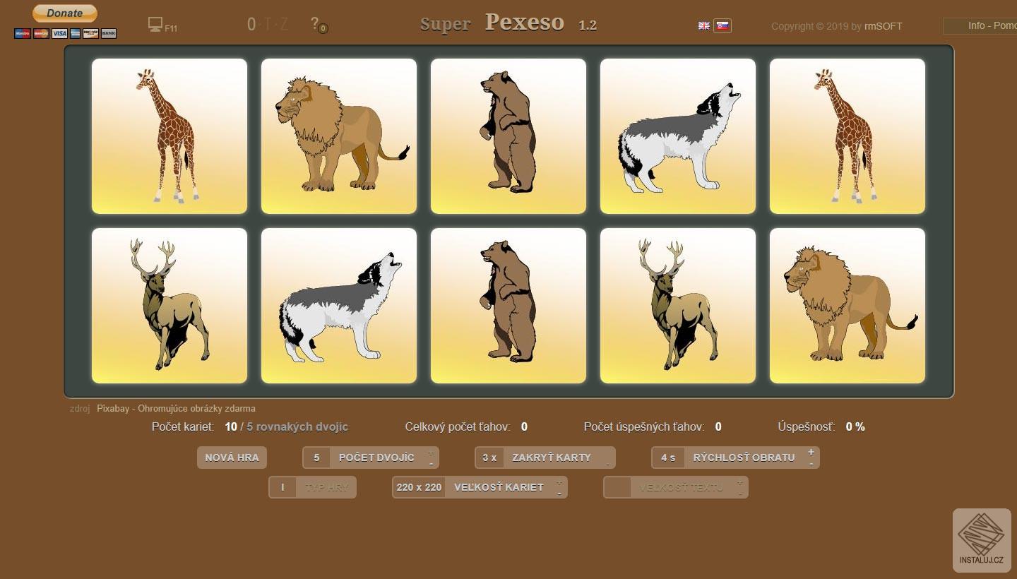 Pexeso - F - Hendikepovaní - slabozrací