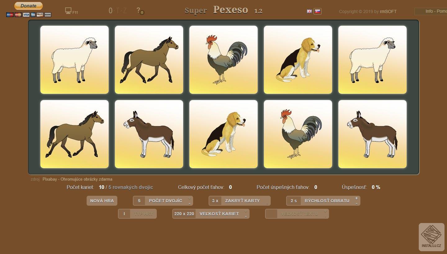 Pexeso - A - Nejmenší děti