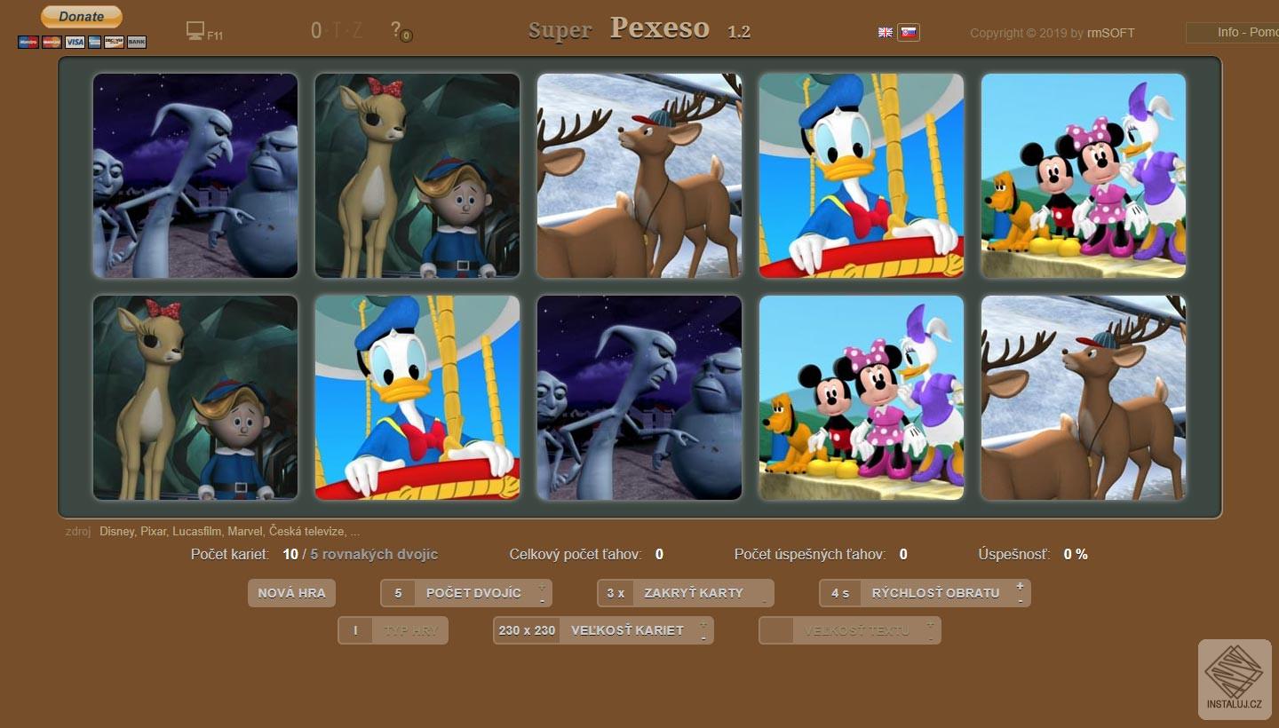 Pexeso - A - Nejmenší děti