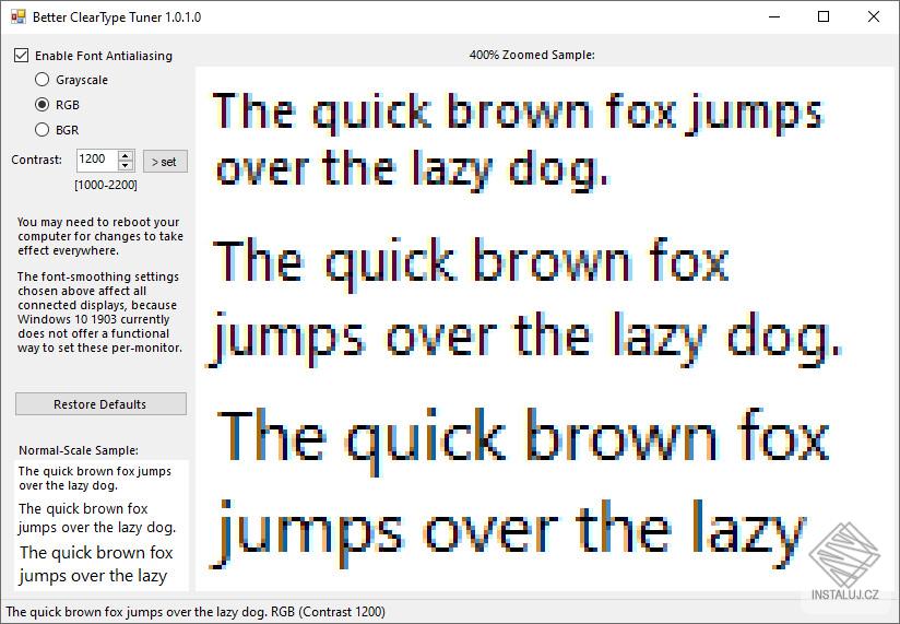 Better ClearType Tuner