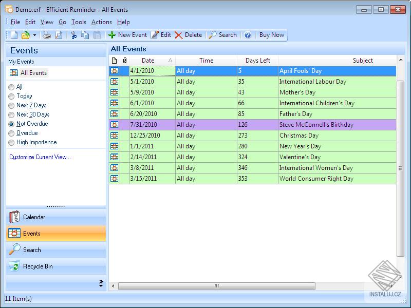 Efficient Reminder Free