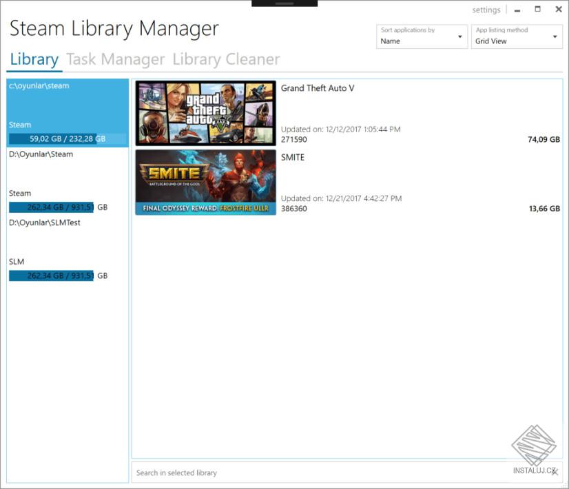 Steam Library Manager