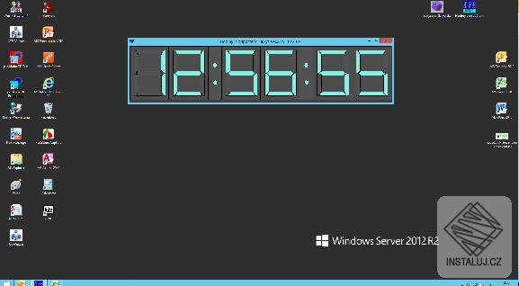 Hodiny na plochu s odpočítáváním