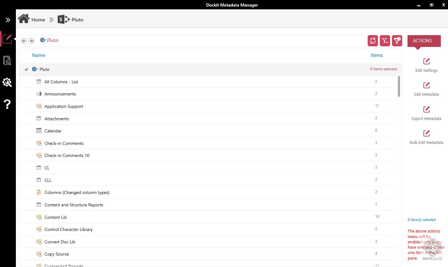 Dockit Metadata Manager