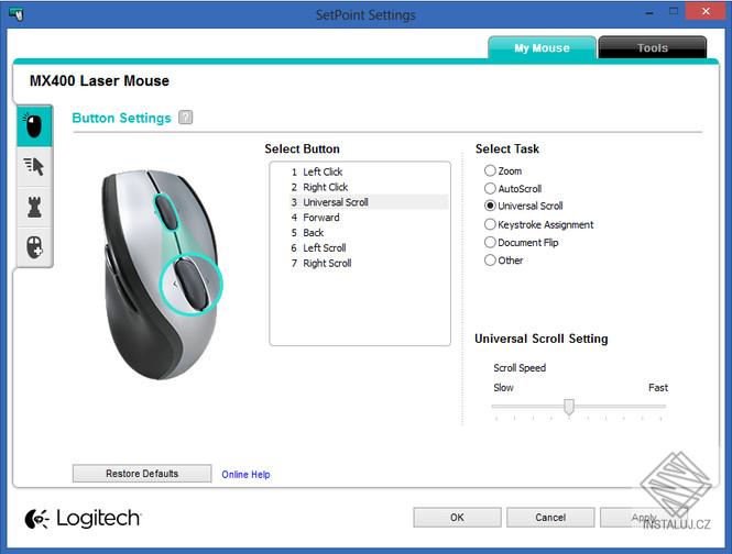 Logitech SetPoint