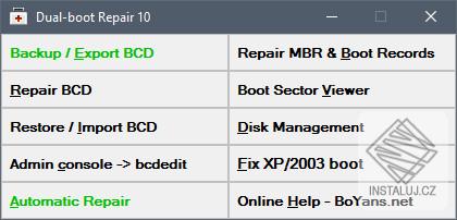 Dual-boot Repair