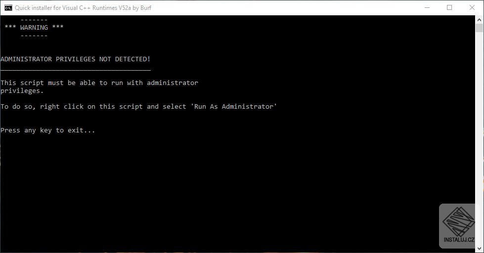 Visual C++ Runtime Installer