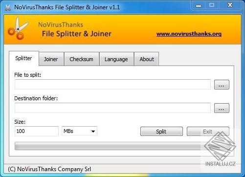 NoVirusThanks File Splitter & Joiner