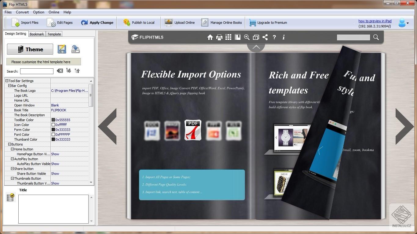Flip HTML5