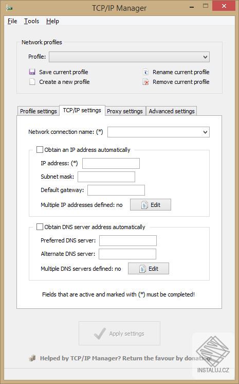 TCP/IP Manager