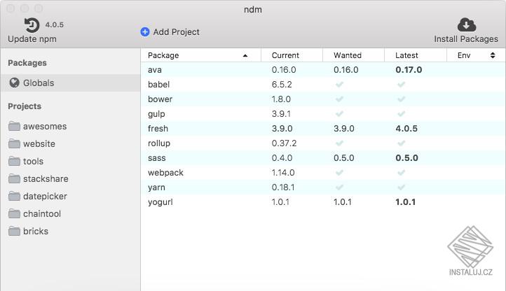 npm desktop manager