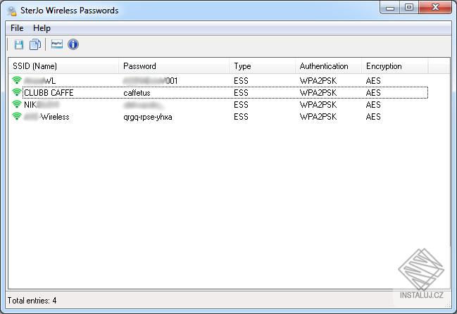 SterJo Wireless Passwords Portable