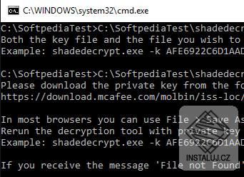 Shade Ransomware Decryption Tool