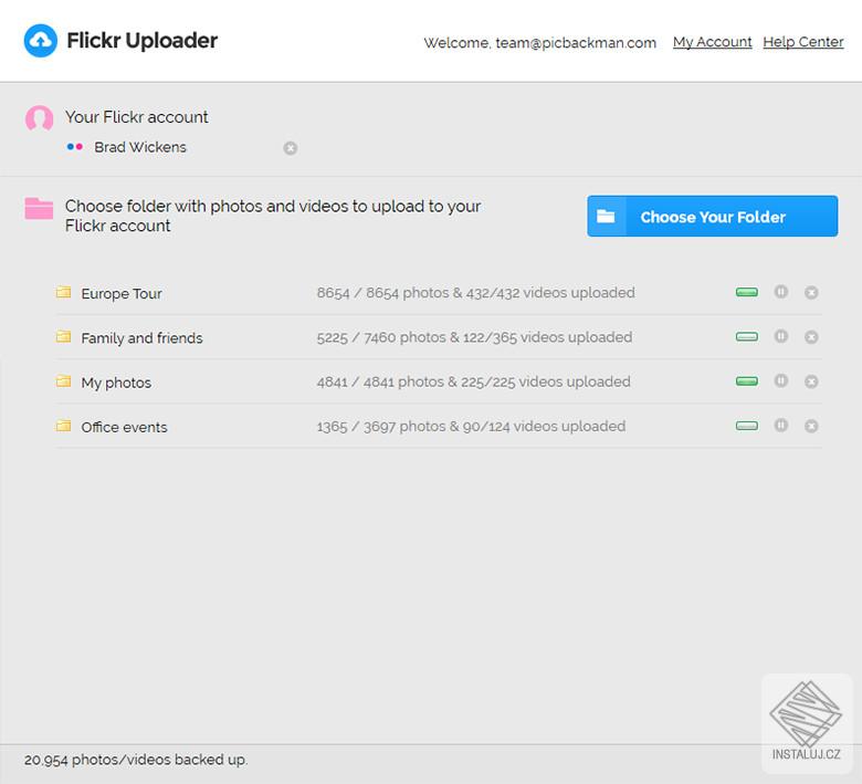 Flickr Uploader