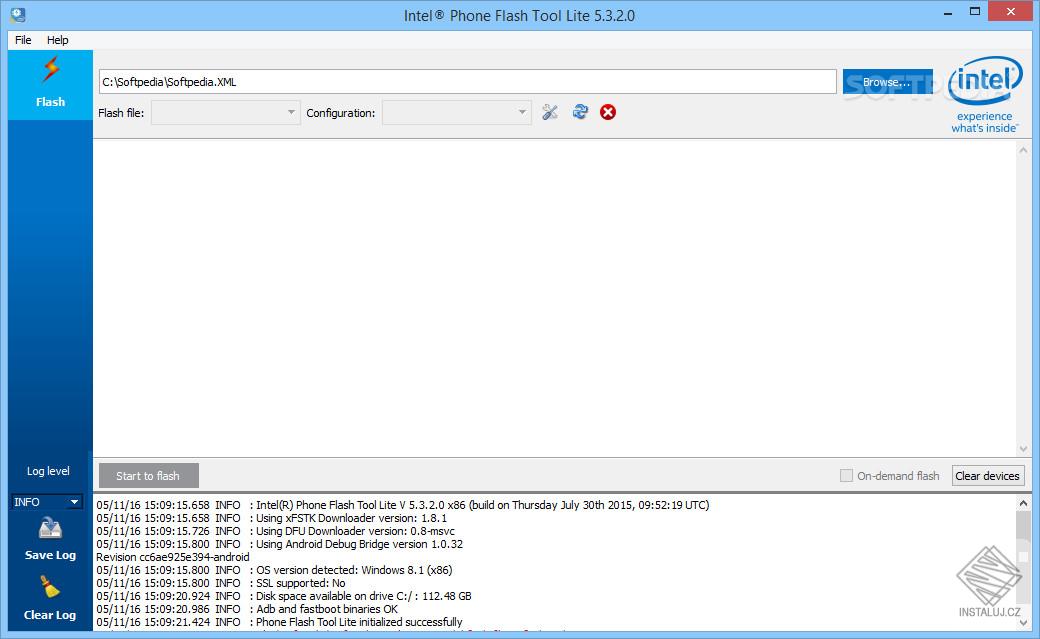 Intel Phone Flash Tool Lite