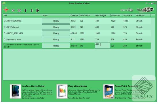 Free Resize Video