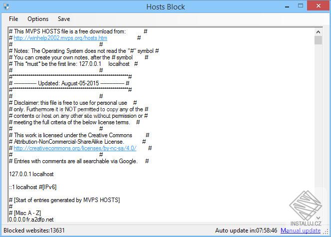 Hosts Block