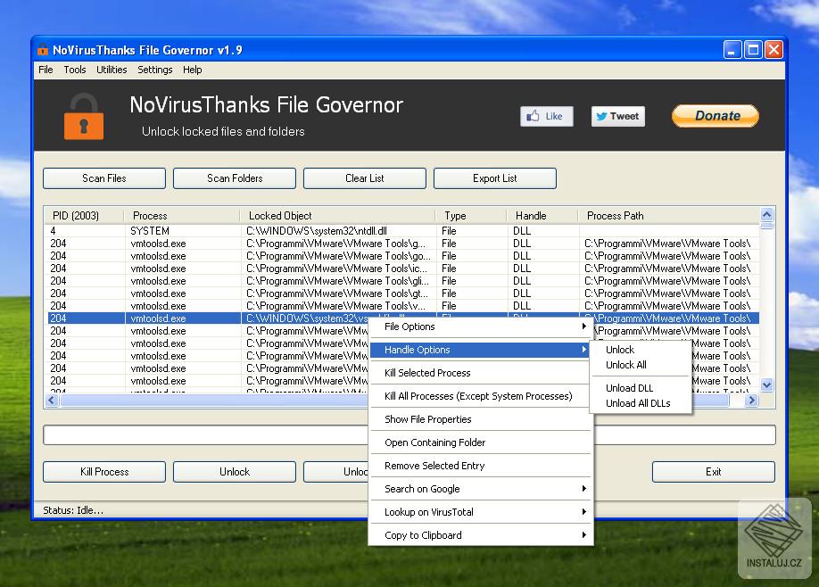 NoVirusThanks File Governor