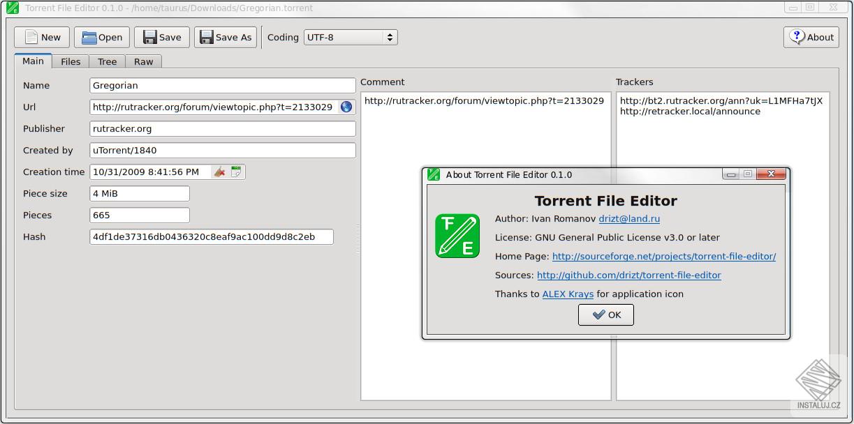 Torrent File Editor