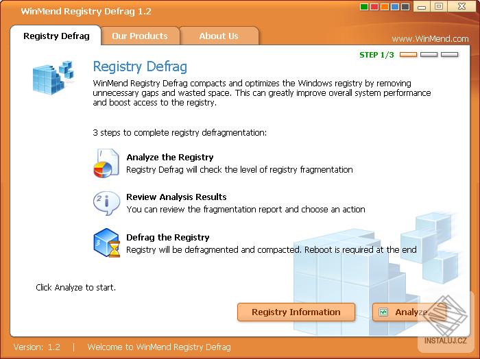 WinMend Registry Defrag