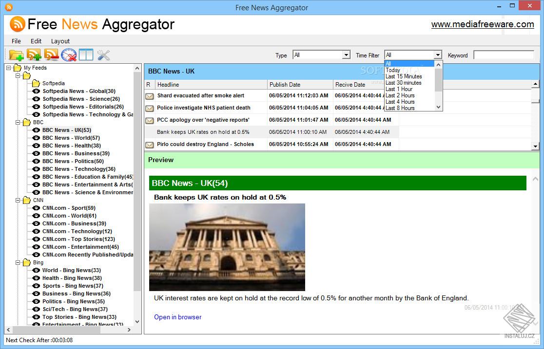 Free News Aggregator