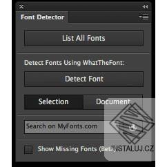 Photoshop Font Detector