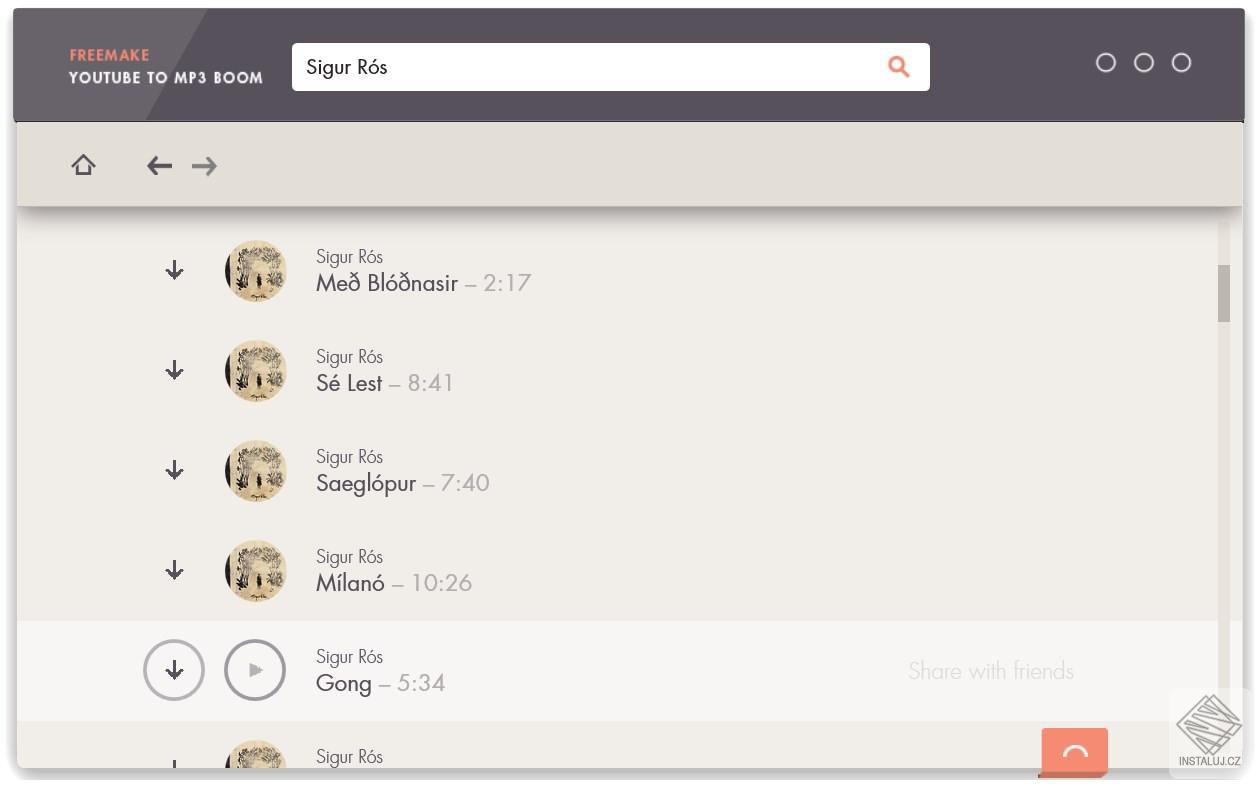 Freemake YouTube to MP3 Boom