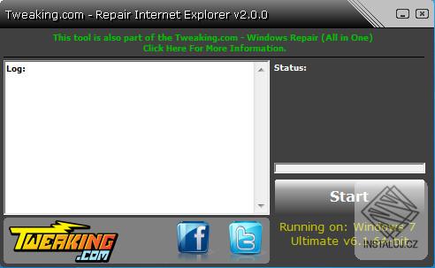 Repair Internet Explorer