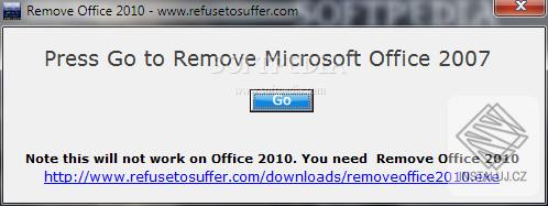 Remove Office 2007
