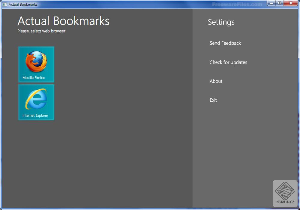 Actual Bookmarks