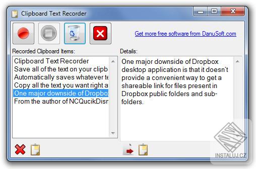 Clipboard Text Recorder