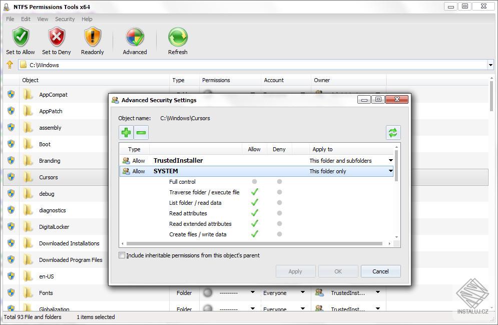 NTFS Permissions Tools