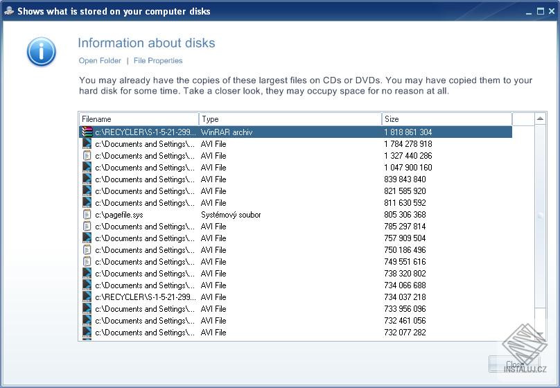 Ainvo Disk Explorer