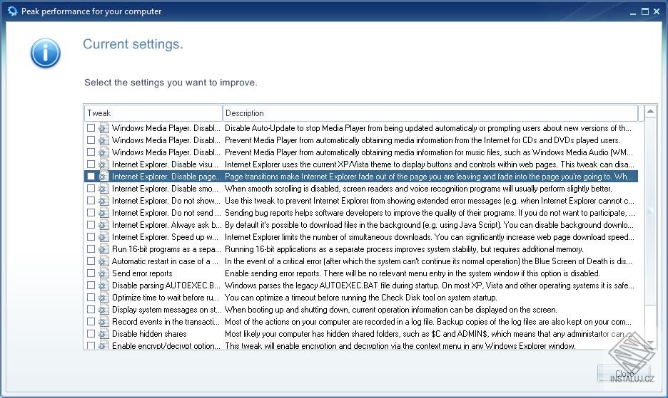 Ainvo Tweak Manager