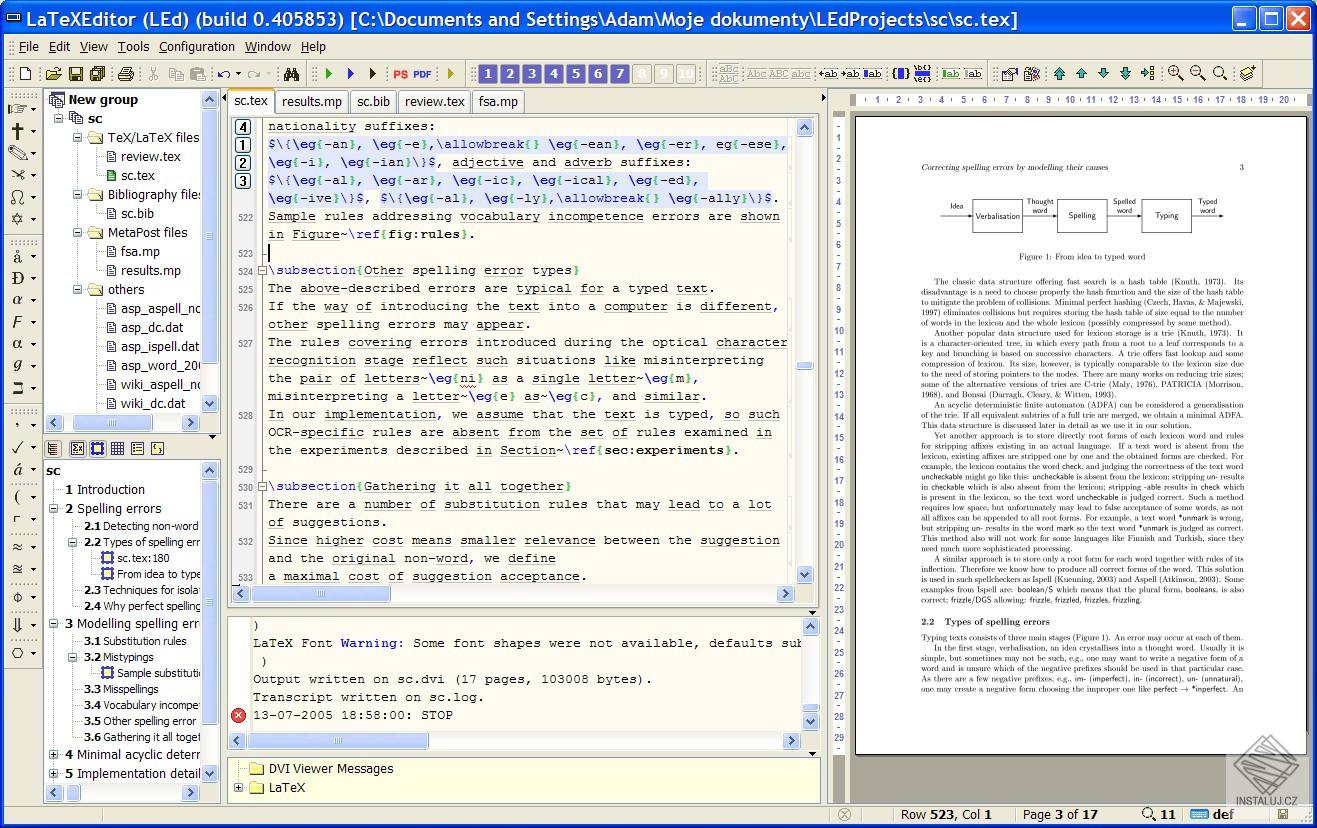LaTeX Editor