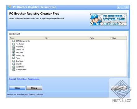 PC Brother Registry Cleaner Free