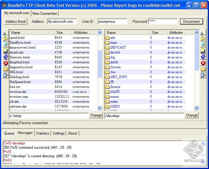 Roadkils FTP Client