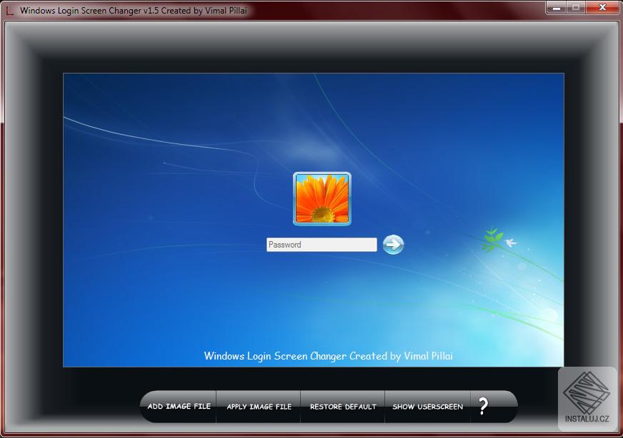 Windows Login Screen Changer