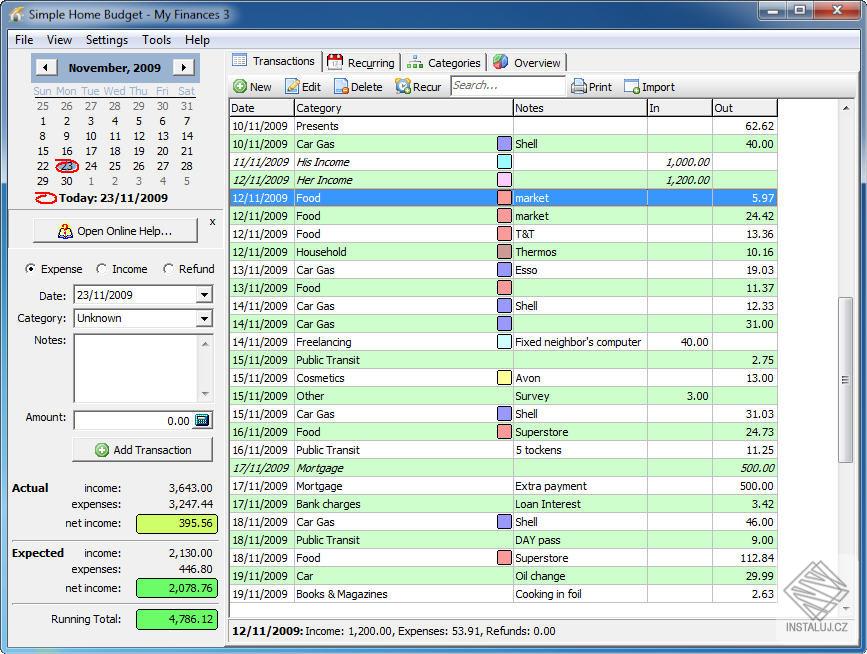 Simple Home Budget Lite