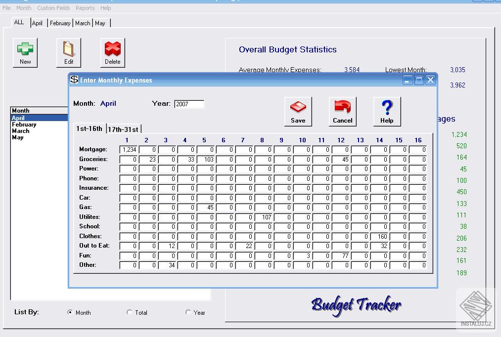 Budget Tracker