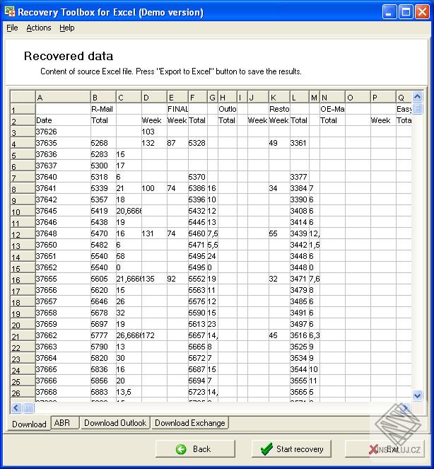 Recovery Toolbox for Excel