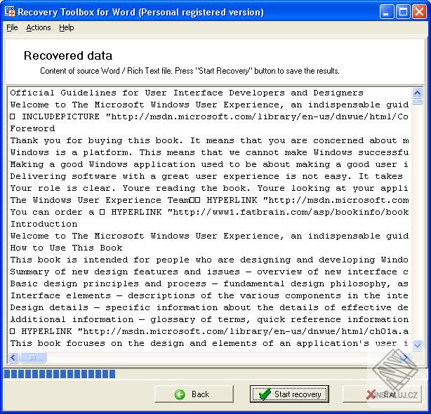 Recovery Toolbox for Word