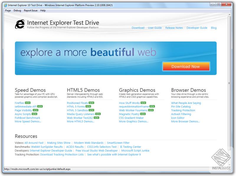IE10 Platform Preview