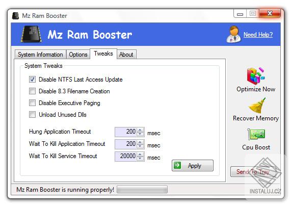 Mz Ram Booster